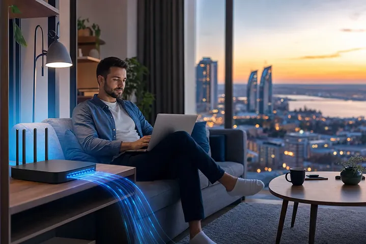 Домашний интернет — оптоволокно и Wi‑Fi в квартире